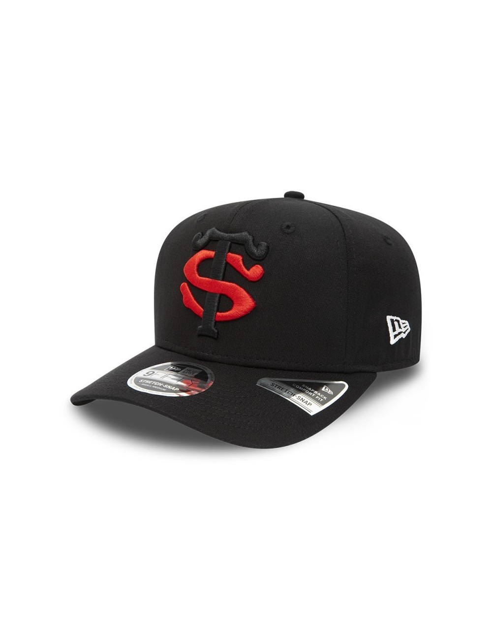 Casquette STADE TOULOUSAIN & NEW ERA TEAM CREST 9FIFTY noir Adulte M/L