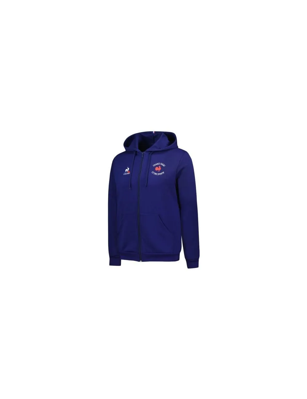 Sweat à capuche zippé N°1 LE COQ SPORTIF FFR 23/24 FANWEAR unisexe