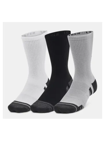 Lot de 3 paires de chaussettes UA Performance Tech blanc/gris/noir