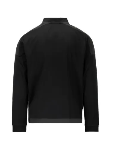 SWEAT TRAINING 1/4 ZIP GASSOLO noir/gris/or