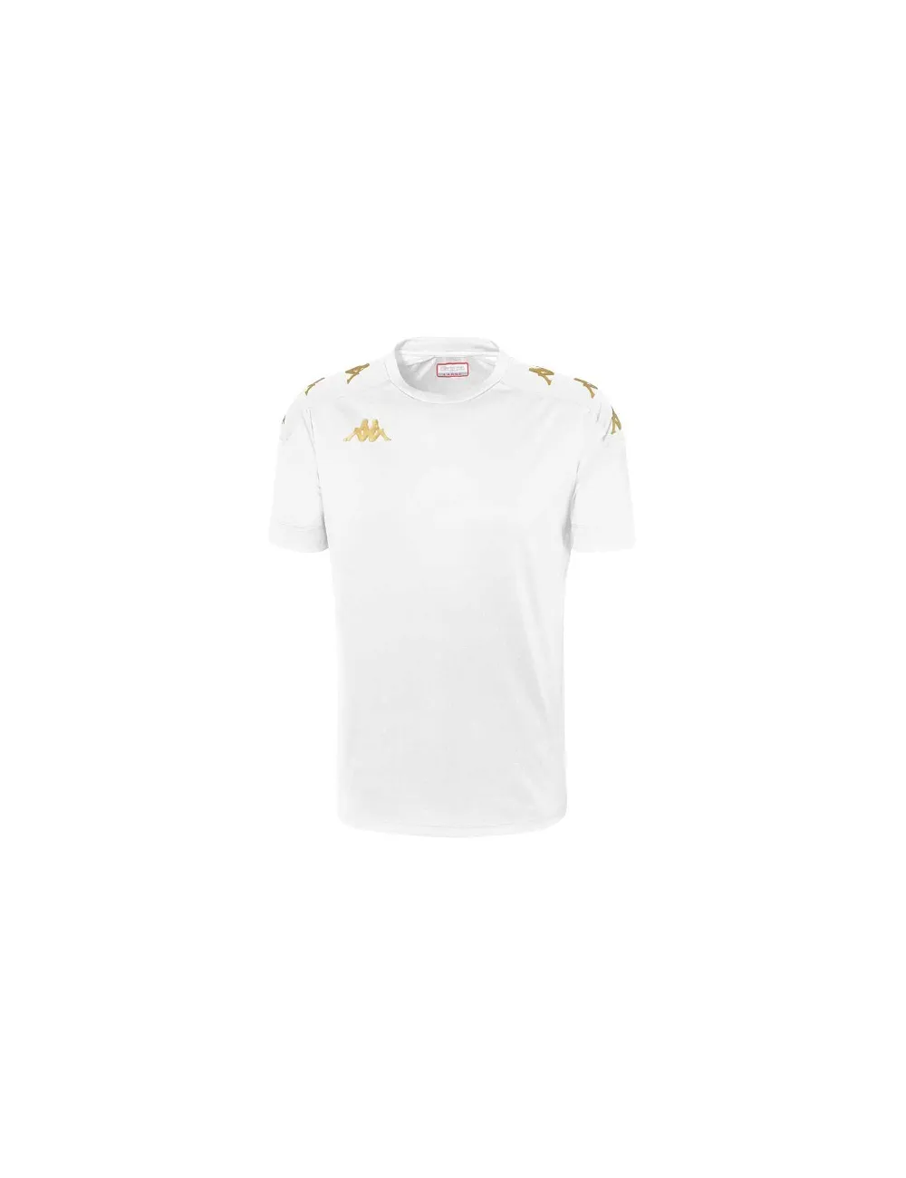 T-SHIRT TRAINING GIANTO blanc/or