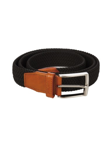 CEINTURE TRESSEE EXTENSIBLE NOIRE