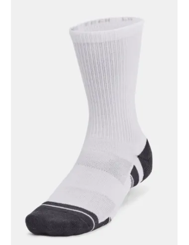 Lot de 3 paires de chaussettes UA Performance Tech blanche