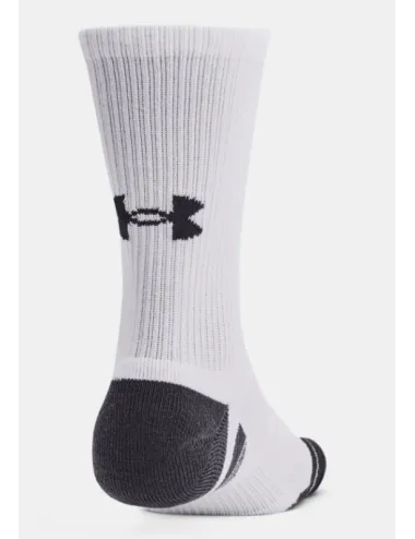 Lot de 3 paires de chaussettes UA Performance Tech blanche