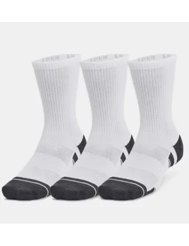 Lot de 3 paires de chaussettes UA Performance Tech blanche