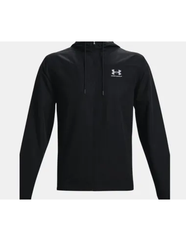 UA  SPORTSTYLE WINBREAKER NOIR/NOIR
