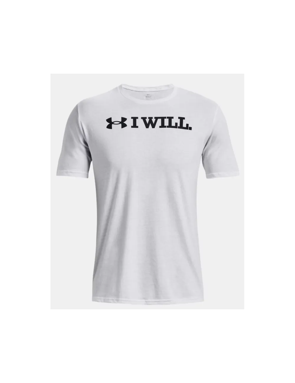 T Shirt I WILL Under Armour blanc