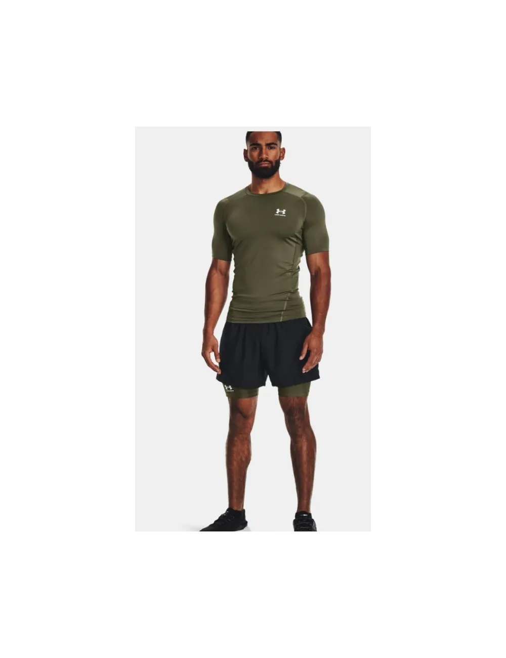 UA HG Armour Short Kaki