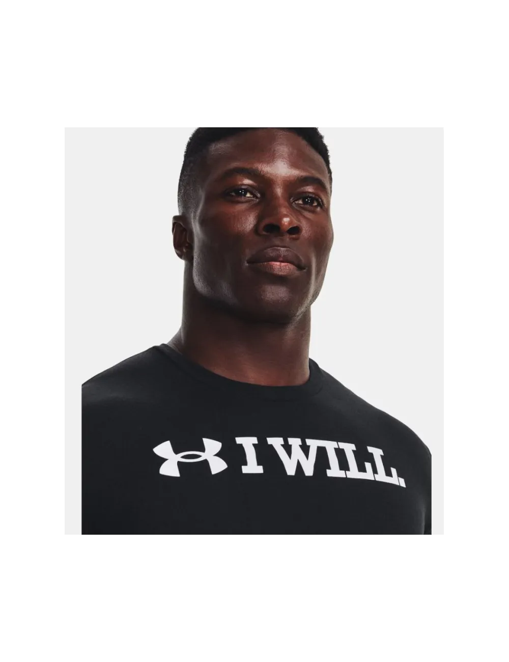 T Shirt I WILL Under Armour noir