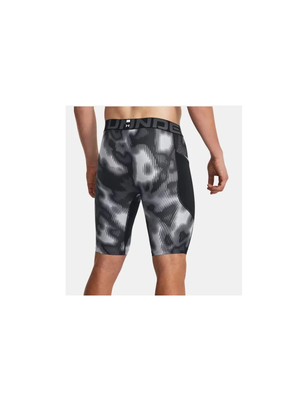 SOUS SHORT UA HG PRTD LONG rouge/gris