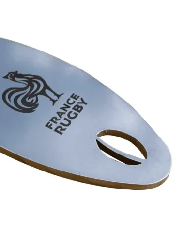 Lancette à Huitre tout Inox France Rugby X Ovalie Original