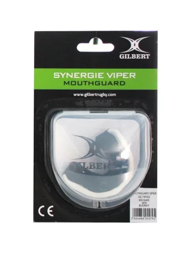 Protège dent enfant Synergie Viper Gilbert noir blanc