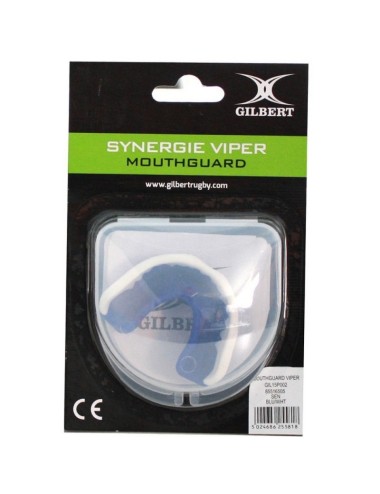 Protège dent enfant Synergie Viper Gilbert bleu blanc