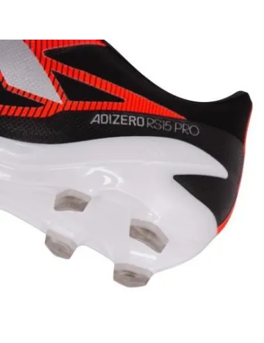 Crampons Adidas Adizero RS15 Pro (FG) Noire/rouge