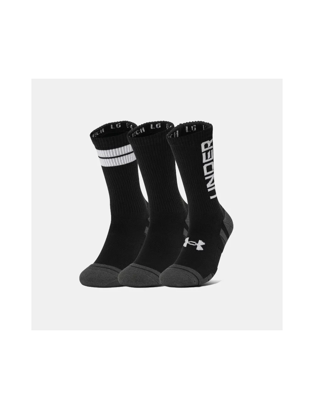 CHAUSSETTE UA PERF TECH PACK X3 noir