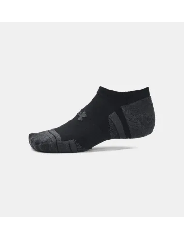 Lot de 3 paires de chaussettes invisibles UA Performance Tech unisexes noir
