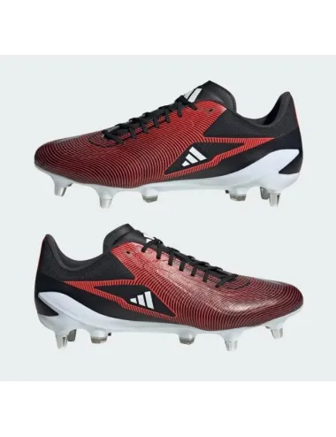 Crampons Adidas Adizero RS15 Pro (SG) Noire/Rouge
