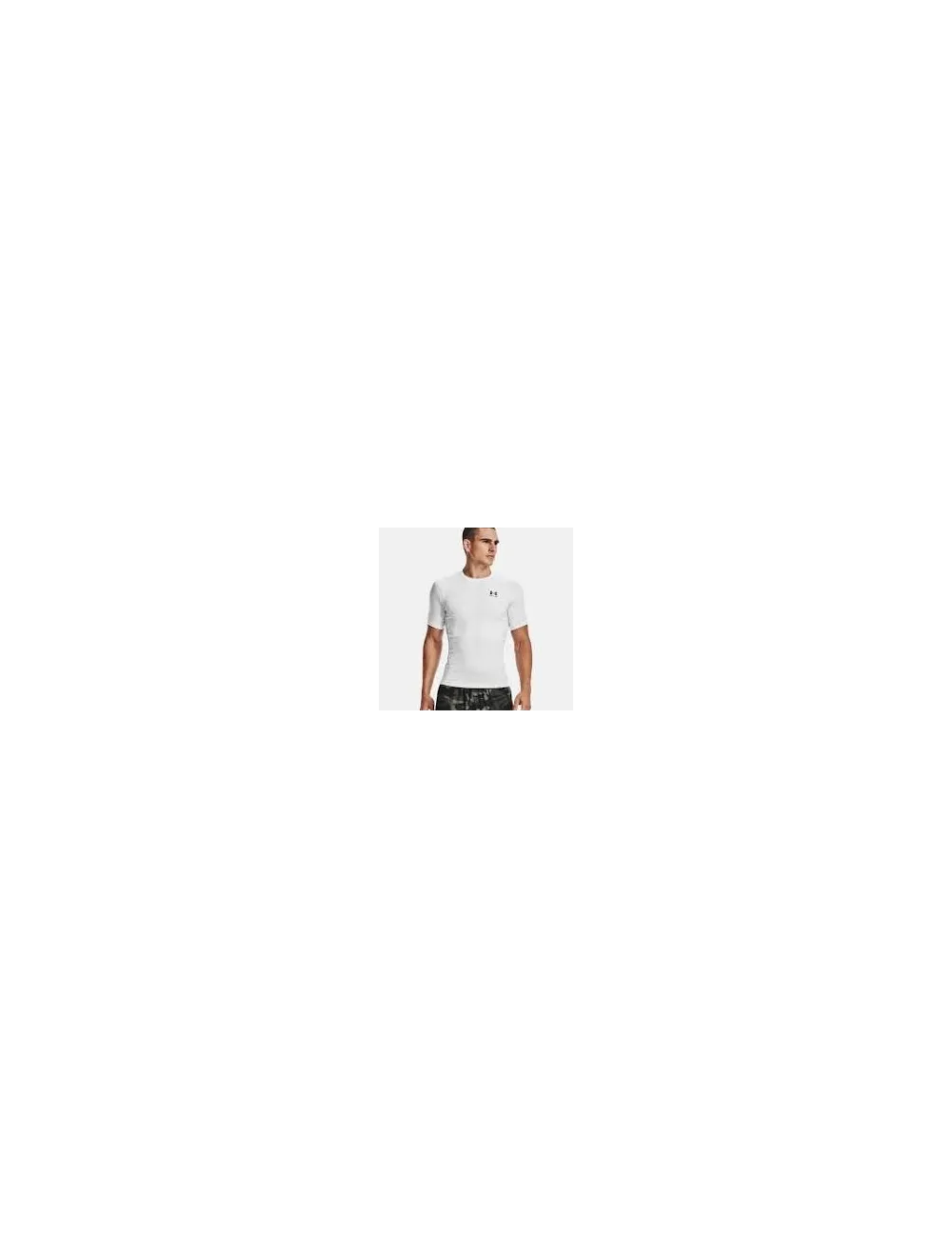 UA HG Armour Comp SS-WHT