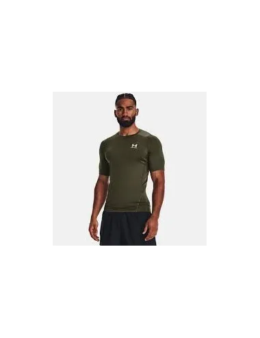 Tee shirt Compression HeatGear® Under Armour Kaki