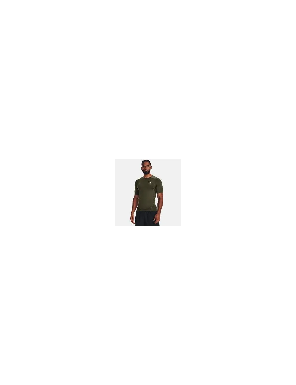Tee shirt homme UA HeatGear® SS Under Armour KAKI