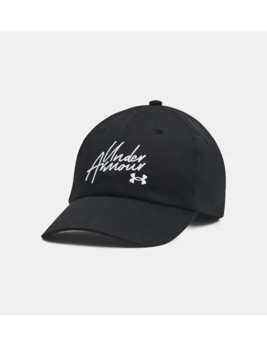 Casquette femme under armour noire brodée