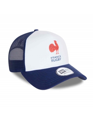 Casquette Enfant FRANCE RUGBY & NEW ERA Essential EF TRUCKER blanc