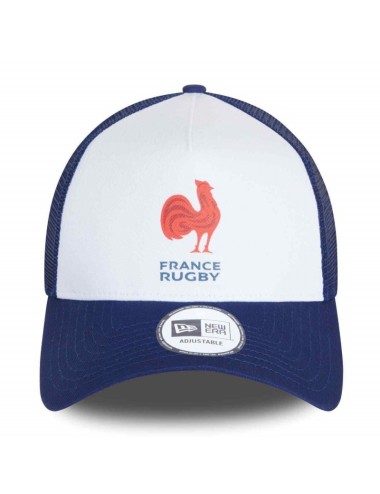 Casquette Enfant FRANCE RUGBY & NEW ERA Essential EF TRUCKER blanc