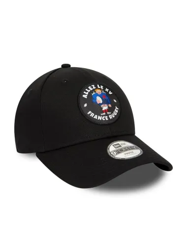Casquette enfant FRANCE RUGBY & NEW ERA ajustable 9FORTY Core Black