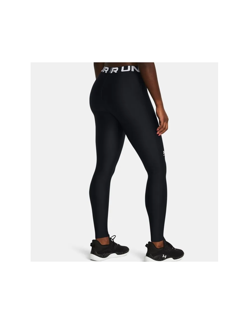 UA HG Authentics Legging Femme Noir