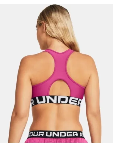 Brassière de sport HeatGear® Armour Mid Branded pour femme