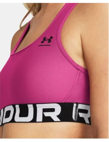 Brassière de sport HeatGear® Armour Mid Branded pour femme