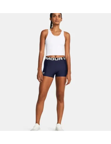 UA HG authentics Shorty Femme Bleu Marine