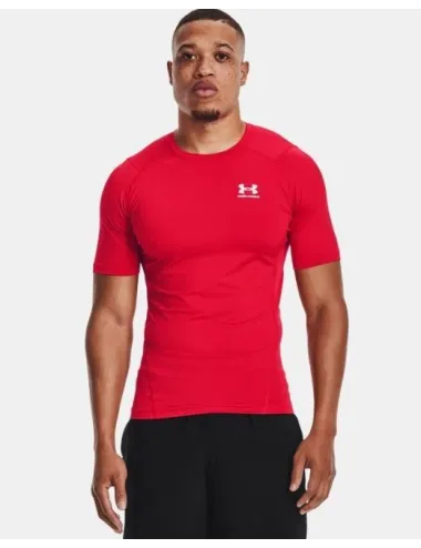 Tee shirt Compression HeatGear® Under Armour Rouge