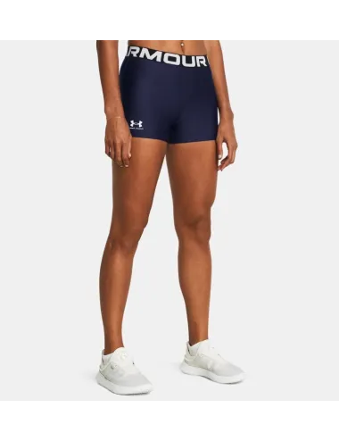 UA HG authentics Shorty Femme Bleu Marine