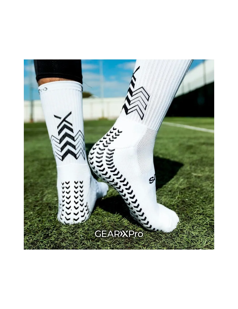 Chaussette grip SOXPRO classique blanche
