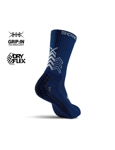 Chaussettes grip SOXPRO classique bleu foncé