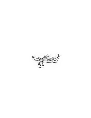 Crampons alu 6KT ACIER 8x13mm / 4x16mm