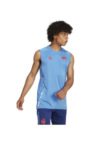 DEBARDEUR FFR SINGLET 24/25 BLEU FOCUS