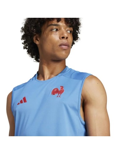 DEBARDEUR FFR SINGLET 24/25 BLEU FOCUS