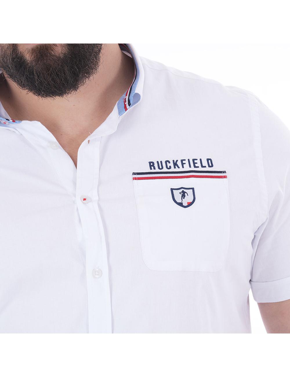 CHEMISE MC FRENCH OF RUGBY BLANC