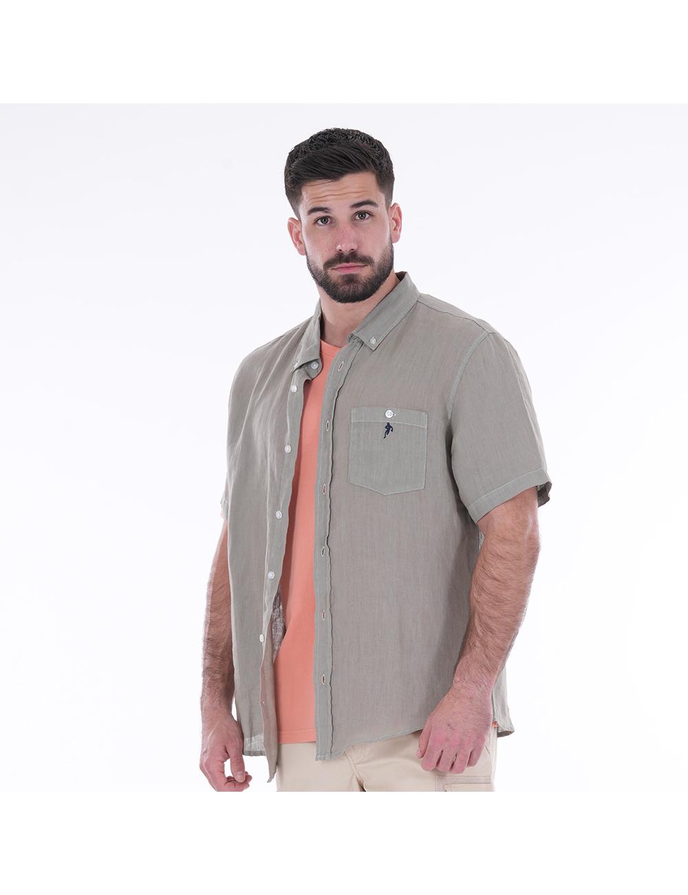 CHEMISE LIN MC
