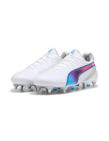 CRAMPON PUMA KING ULTIMATE MxSG BLANC