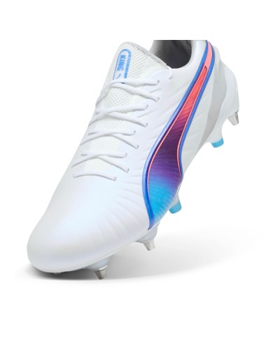 CRAMPON PUMA KING ULTIMATE MxSG BLANC