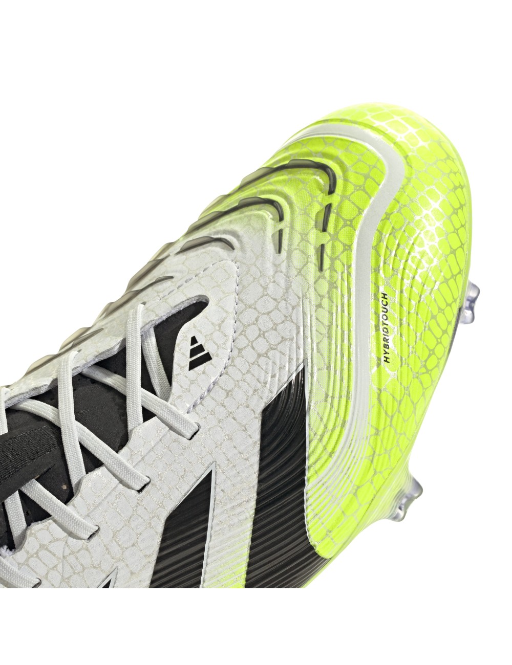 CRAMPONS ADIDAS PREDATOR ELITE FG BLANC/JAUNE