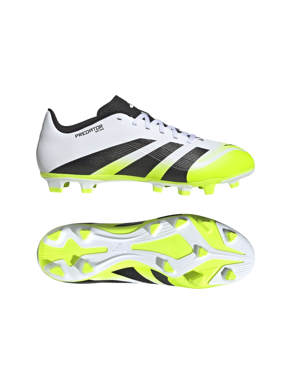CRAMPONS ADIDAS PREDATOR CLUB FG/MG BLANC