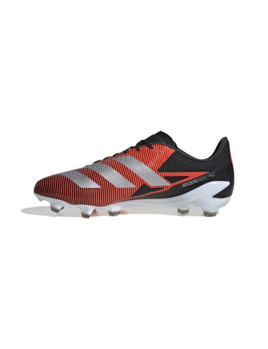CRAMPONS ADIDAS ADIZERO RS15 PRO (FG) NOIR/ROUGE