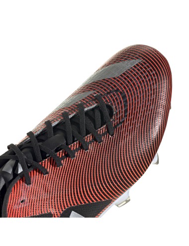 CRAMPONS ADIDAS ADIZERO RS15 PRO (FG) NOIR/ROUGE