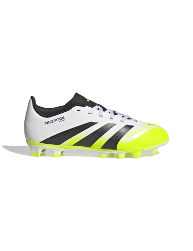 CRAMPONS ADIDAS PREDATOR CLUB FG/MG ENFANT BLANC 