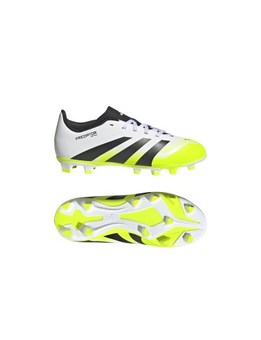 CRAMPONS ADIDAS PREDATOR CLUB FG/MG ENFANT BLANC 