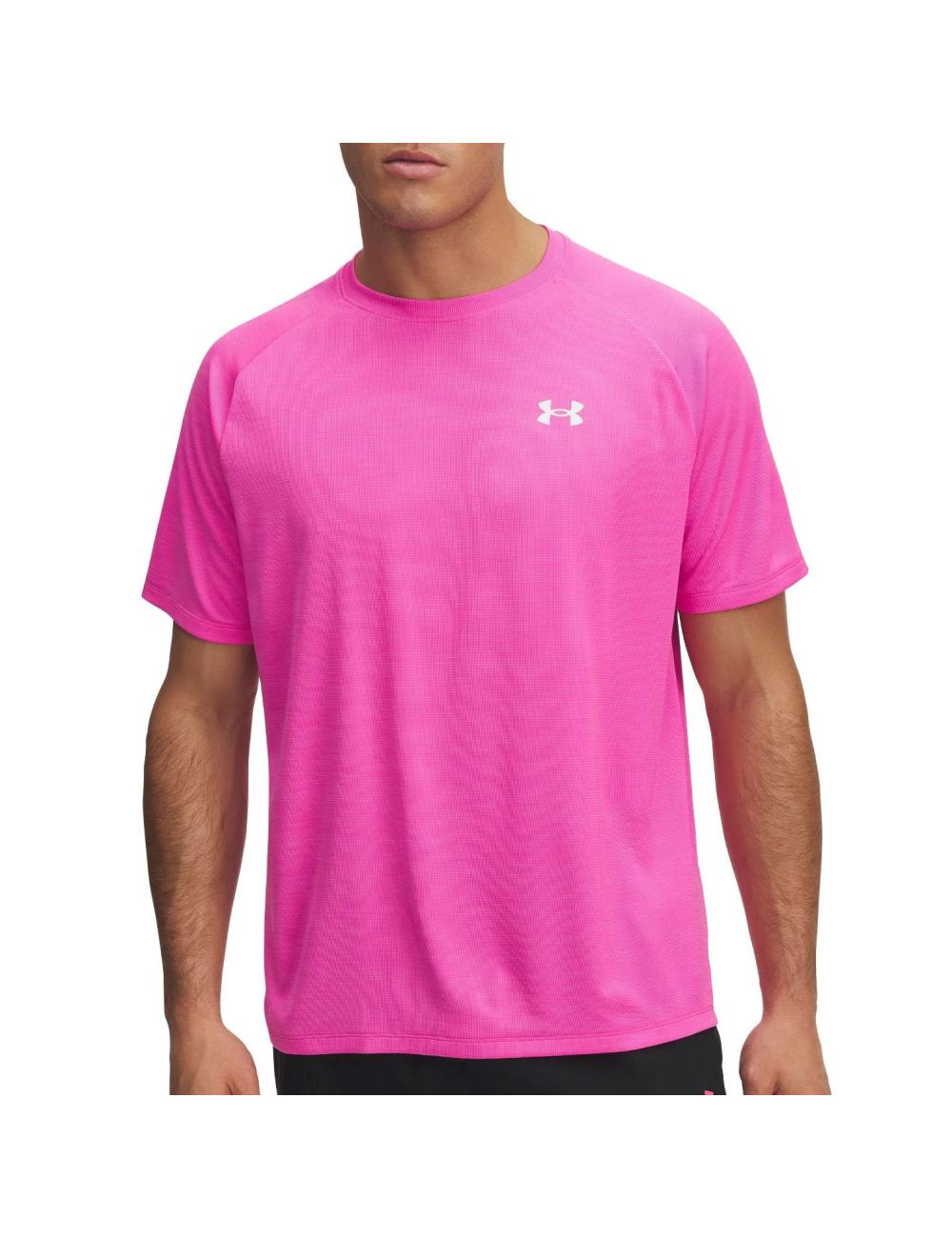 T-SHIRT UNDER ARMOUR TECH TEXTURED ROSE 